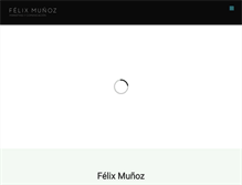 Tablet Screenshot of felixmunoz.com